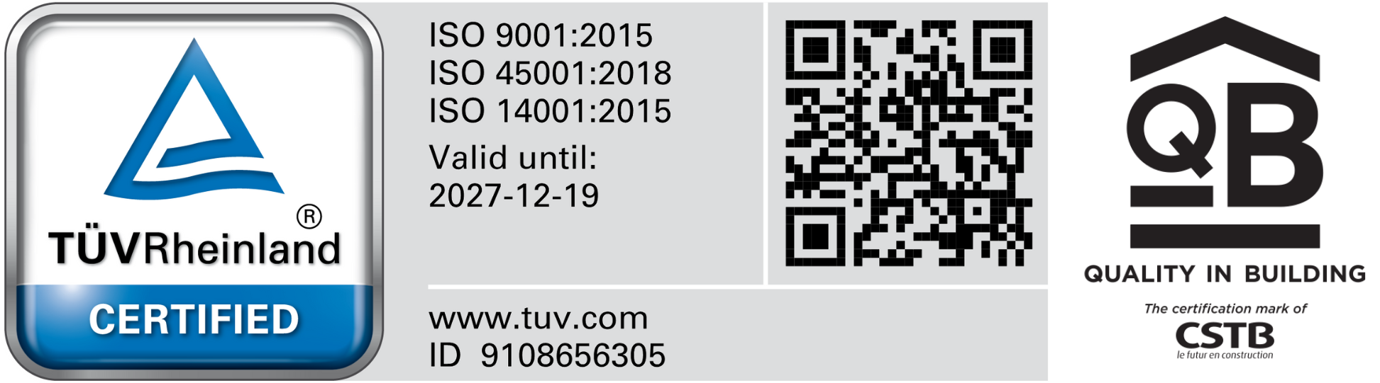 ISO & Cstb QB flexibilní nádrž